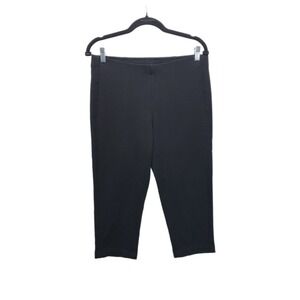 J. Jill Pure Jill Slim Leg Cropped Size S‎ Petite Black Pull On Stretchy Pants